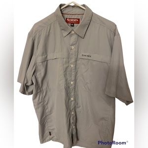 Simms mens Xl fishing shirt